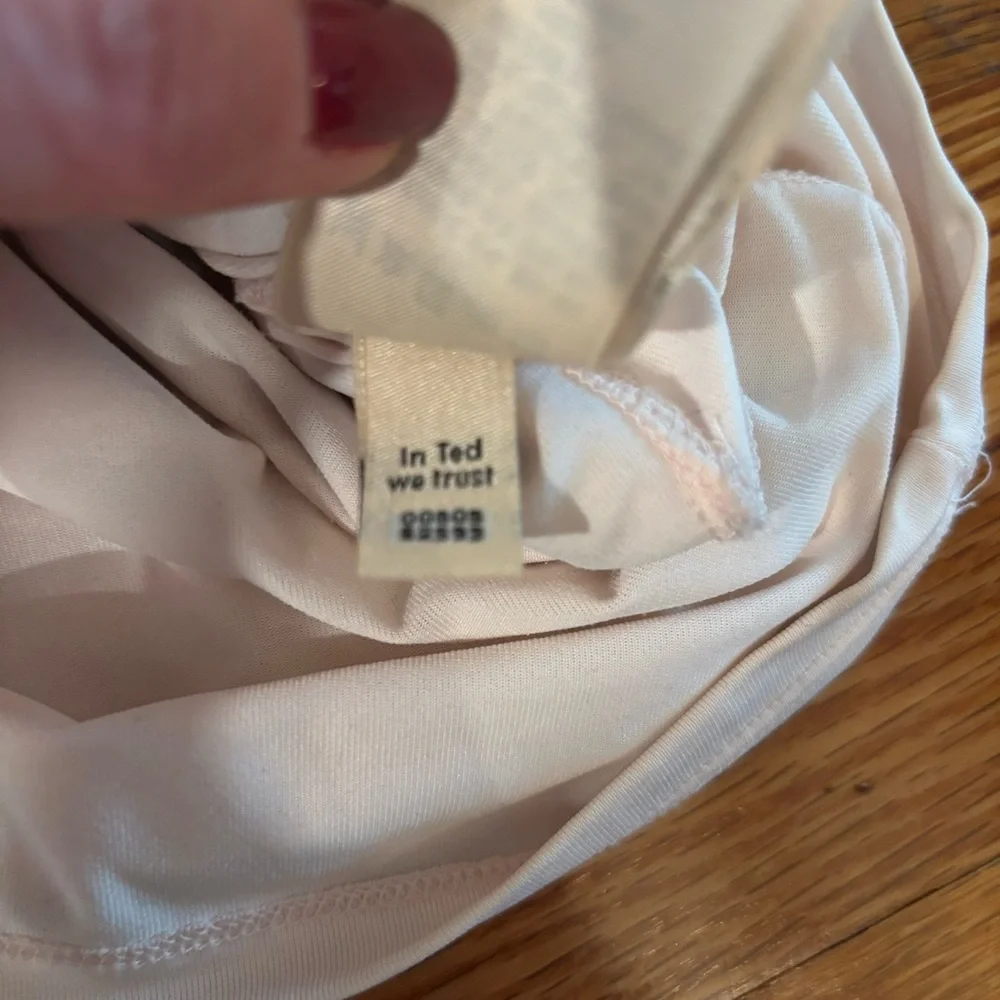 TED Baker Laya Sleeveless Bodycon Midi Dress size 1 (US 2-4). Floral & stipe - Picture 10 of 10